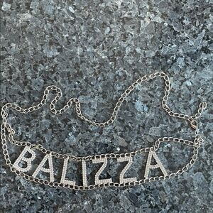 Rhinestone Balizza belt in EUC